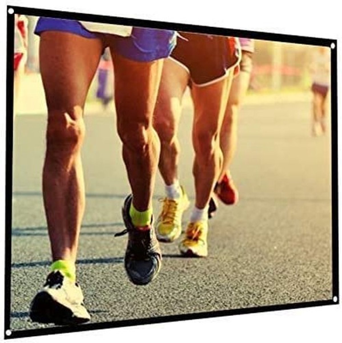 Allecto - Projector Screen - Vouwbaar - 72 Inch - Geschikt voor Buiten - Perfect voor Films en Presentaties