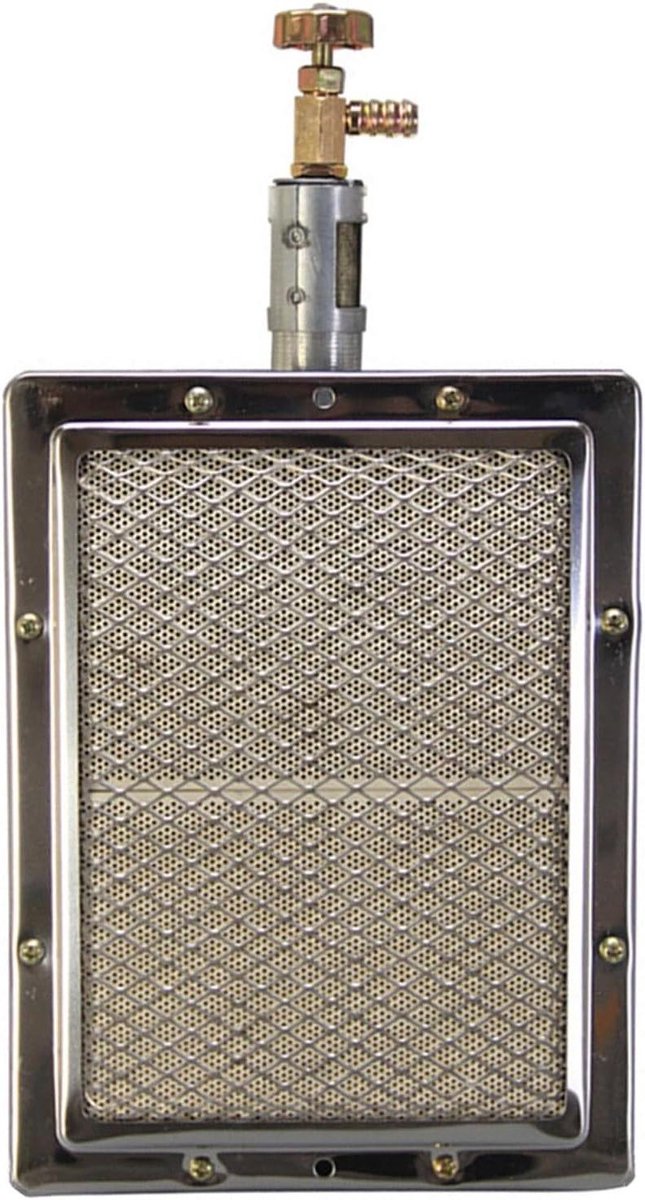 BBQ Grill Brander - Keramische Brander - Buiten Koken - Energie-efficiënt - 220 x 170 mm - Zwart
