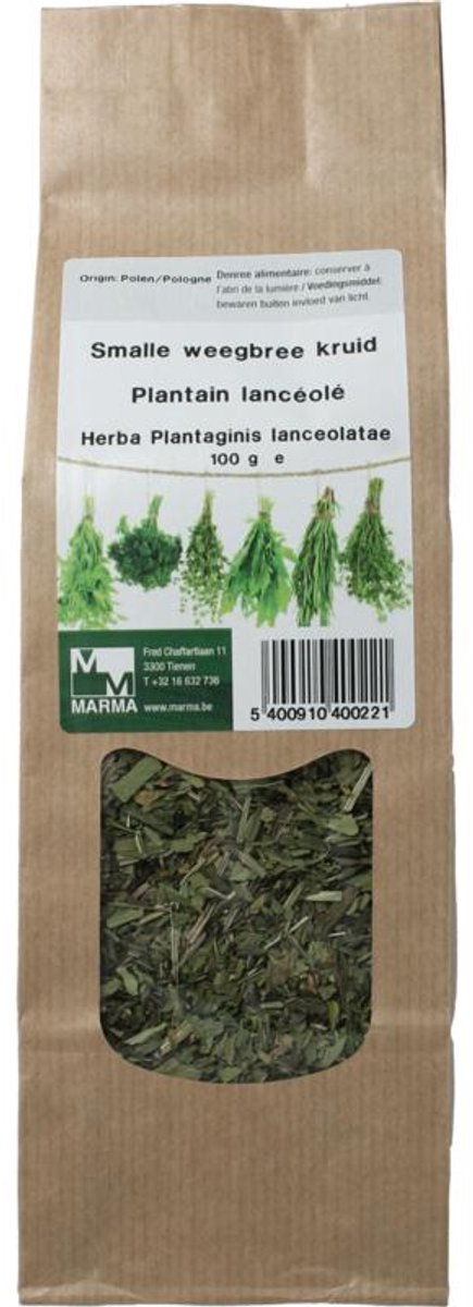 Marma Smalle Weegbree Kruid (100 gr)