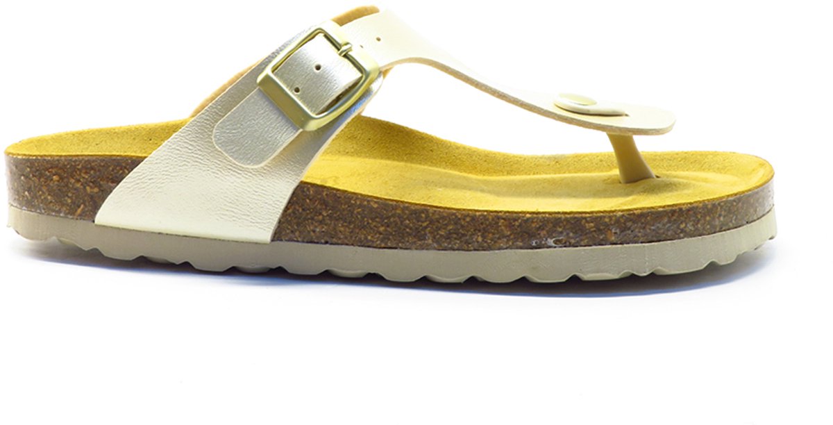 Vamos Beige teenslipper 0027 Beige Beige