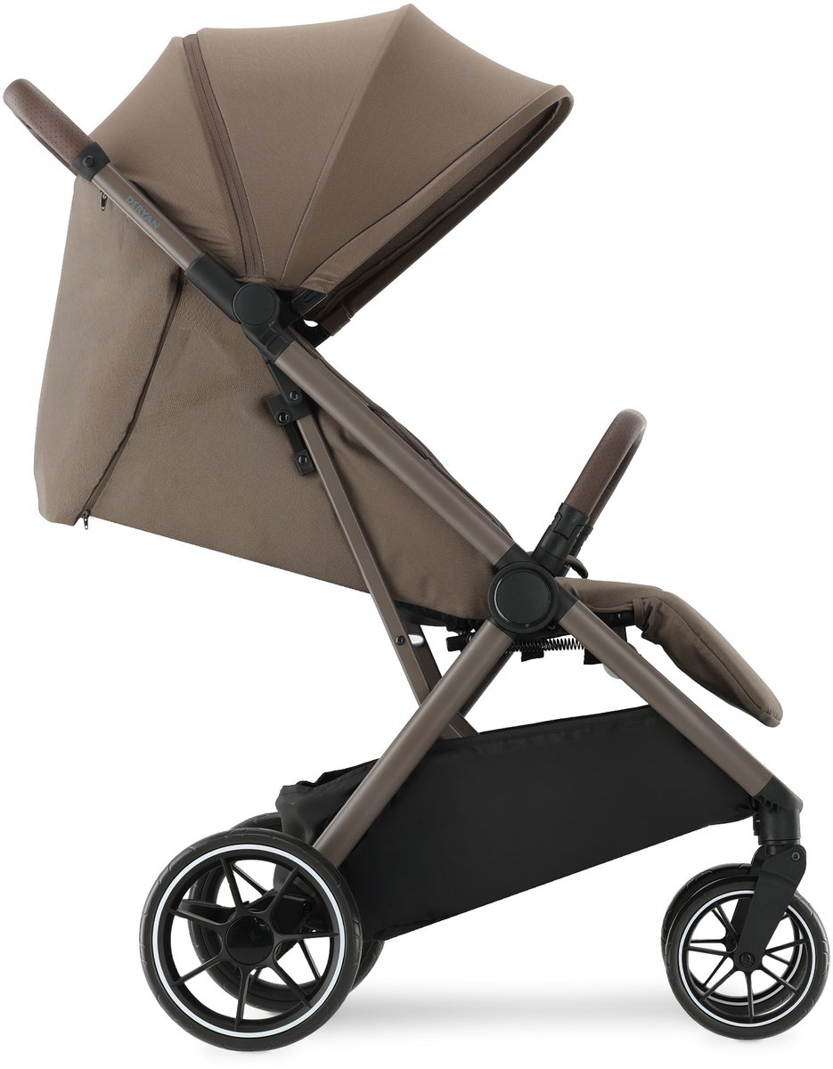 Deryan Rolo XL Buggy - Lichtgewicht Plooibuggy - Inklapbaar - Hazel thumbnail 2
