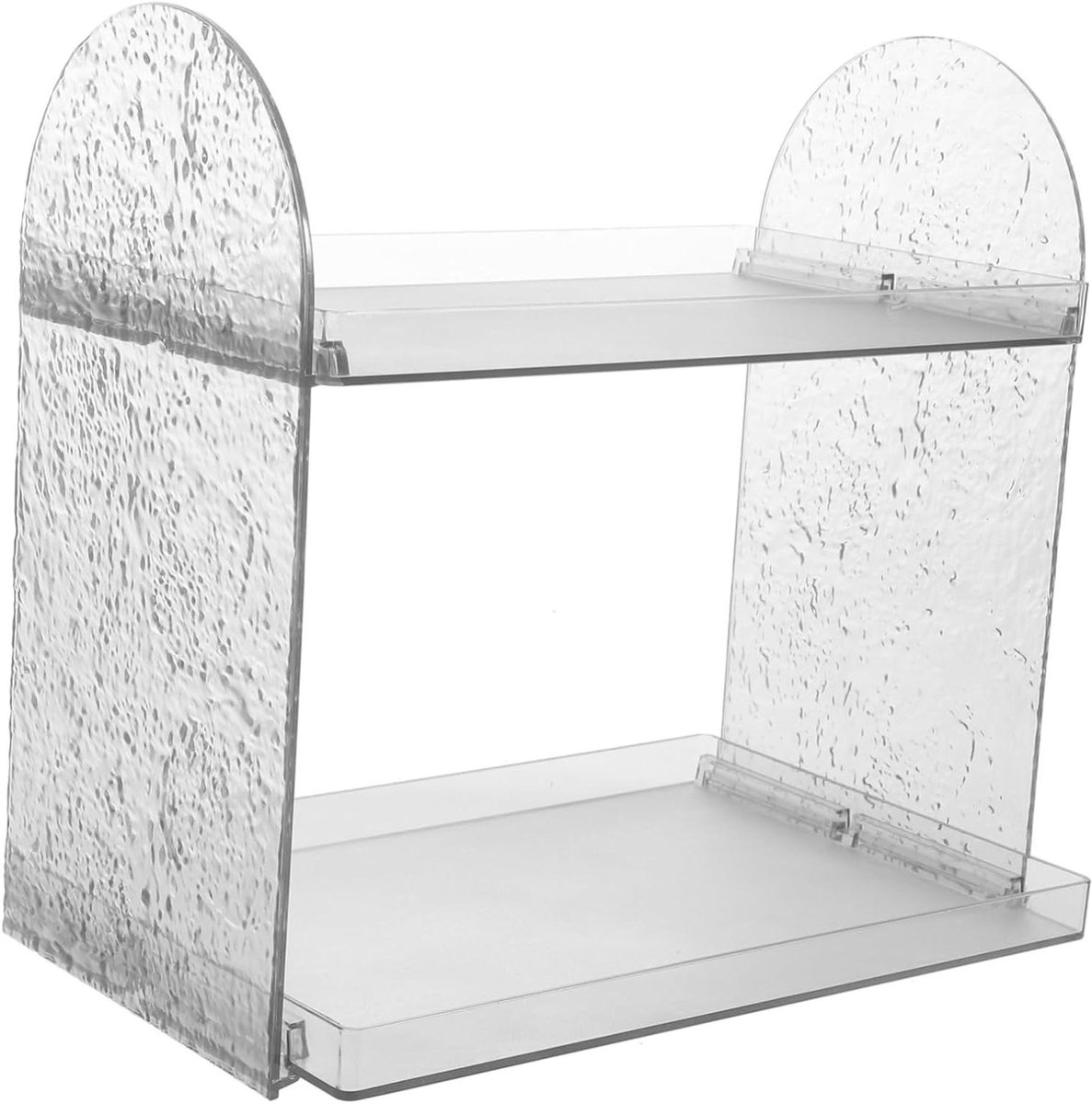 Make-up Organizer - Cosmetica Opberger - Bureau Organiseren - Dubbellaags Ontwerp - 27x26x17cm - Gekleurd