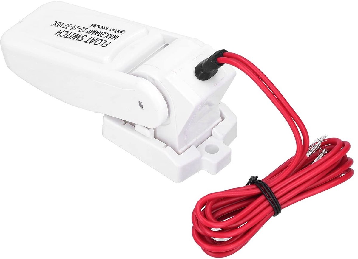 aladdien - Vlotterschakelaar - Automatische Elektrische Veiligheid - Eenvoudig Schoon Gebruik - Betrouwbaar - Duurzaam - Voor Boten - Geschikt voor ...