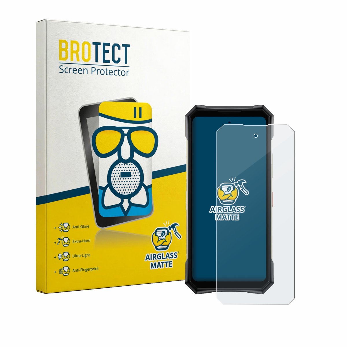BROTECT - Screenprotector voor Doogee S300 Plus - Folie Beschermfolie Beschermglas matte