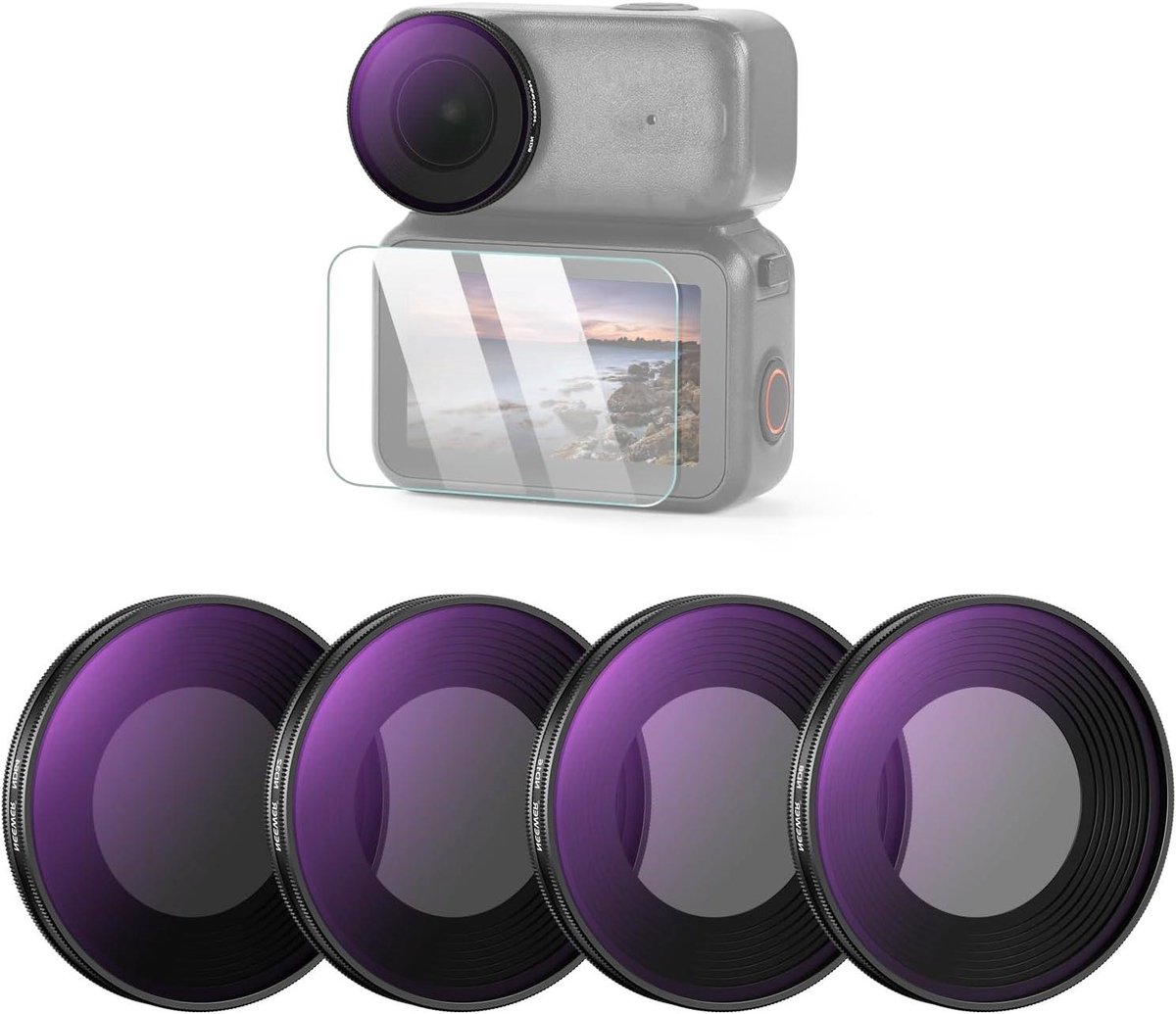 ND-filterset Camera - Neutrale Dichtheid Filters - Bewegingsonscherpte Creëren - Meerlaags Optisch Glas - 4 Verpakkingen - Niet Van Toepassing
