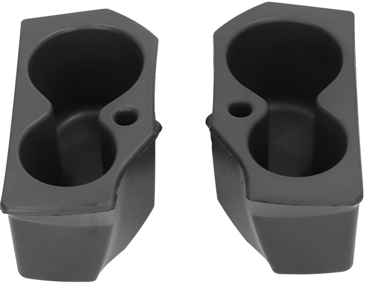 Qiilu Center Console Cup Holder 2pcs voor Dodge Ram 1500 2500 3500 4500 5500 (2009-2021)