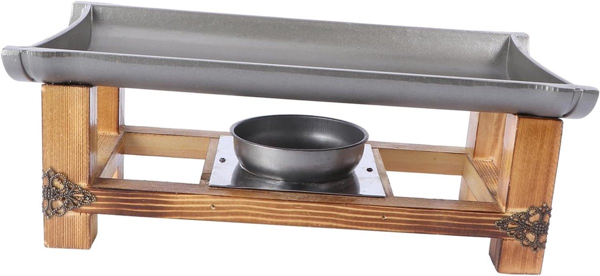 Vis Grillmand - Grillrek Mand - Barbecue Koken - Antiaanbaklaag - 30x14x10cm - Multicolor