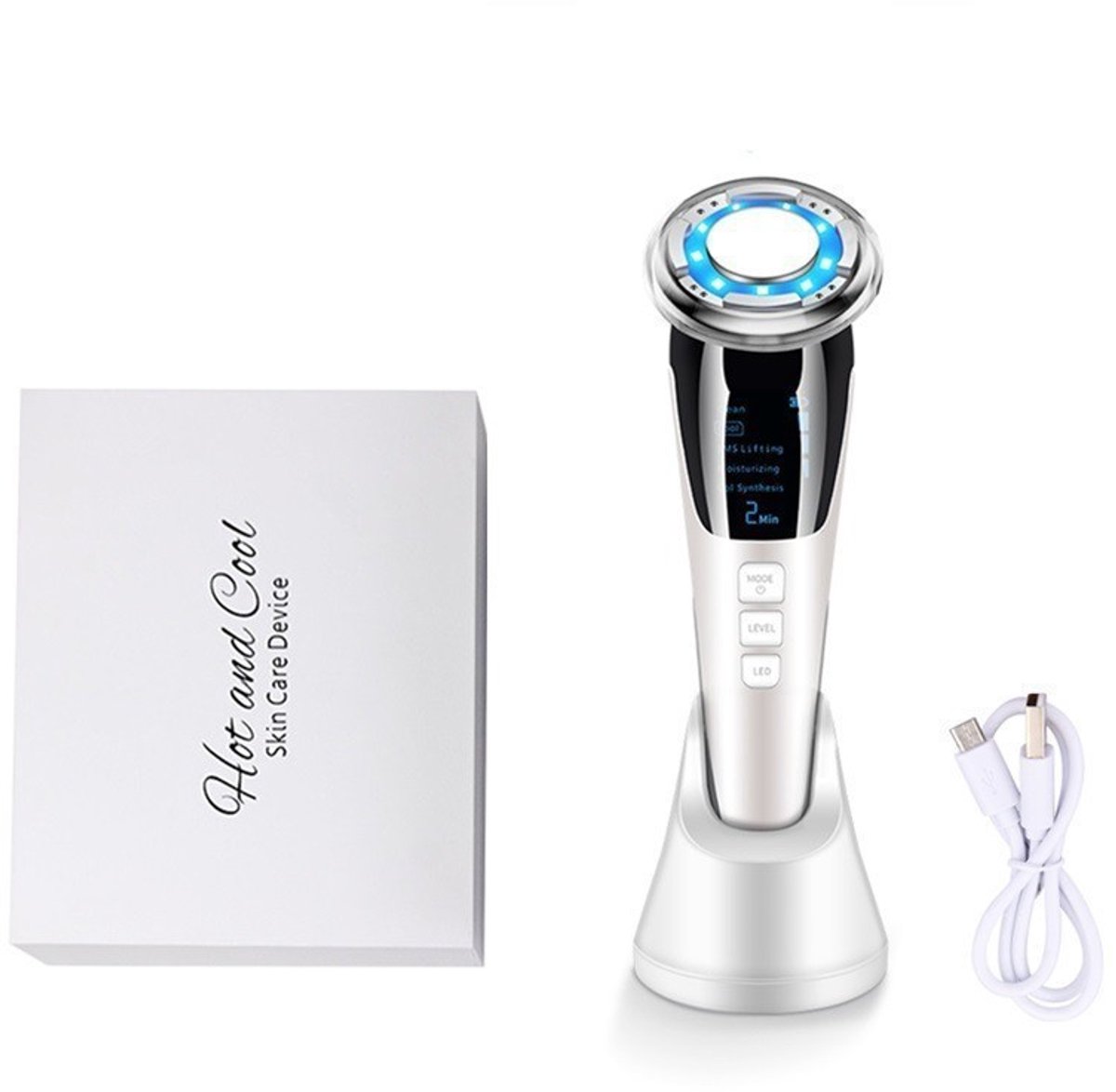 Cosmetisch apparaat Gezichtsmassageapparaat 5in1 Multifunctioneel schoonheidsapparaat Gezichtsmassage Gezichtsliftapparaat Anti-rimpel Anti-veroudering voor gezichtsreiniging