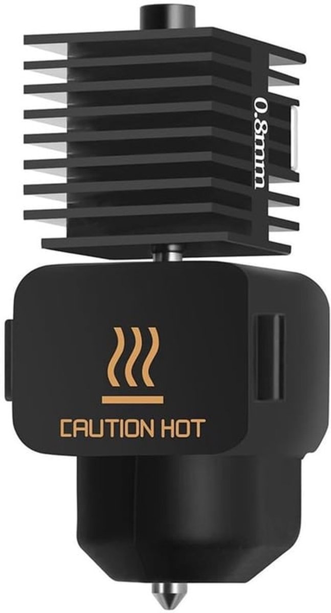 Hotend Kit 0.8mm - Tempered Steel Nozzle met Silicone Sok - Geschikt voor Bambu Lab A1 Mini 3D Printer