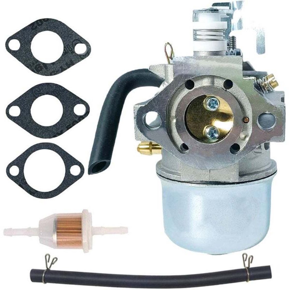 Carburateurfilterpakkingenset geschikt voor EH12 en EH12-2D grasmaaiermotoren, onderdeelnummers 252-62404 en 62454, vermogen 2,4-4 pk.