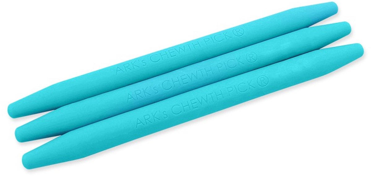 ARK Therapeutic kauwspeelgoed Chewth Pick sensorisch, set van 3, medium.