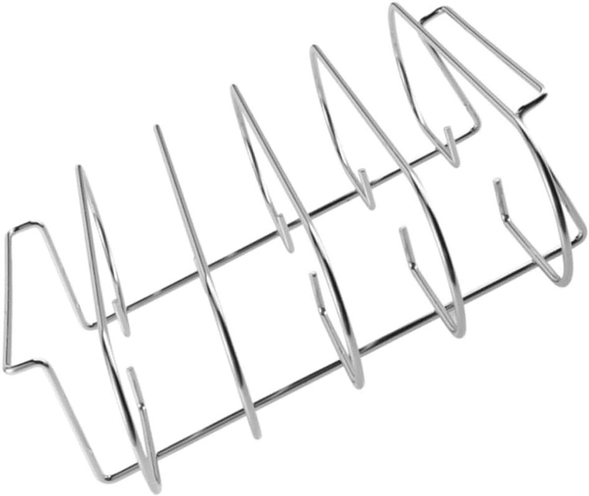 Ribbenrek Grill - Barbecue Rek - Steaks Grillen - Verstelbaar Ontwerp - 29 x 27.5 cm - Zilver