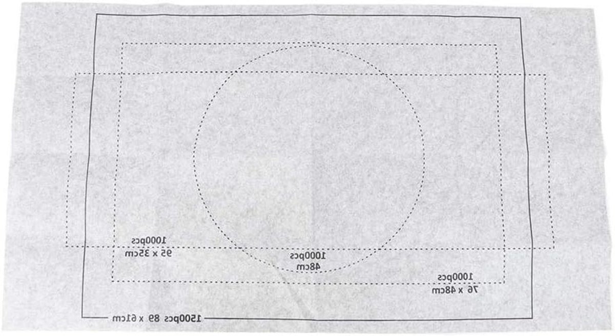 Puzzelmat - Puzzel deken - Puzzels opbergen - Felt materiaal - 66 x 117 cm - Grijs