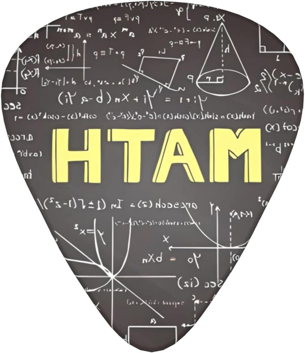 Gitaar Plectrums - Plectrums Gitaar - Muziek Spelen - Wiskunde Vorm - 3 Diktes - Wit