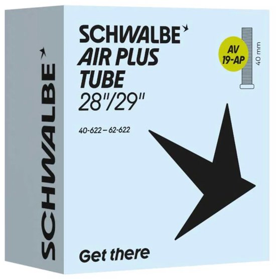Binnenband Schwalbe AV19AP Air Plus 28/29 / 40/62-622 - 40mm ventiel van Schwalbe — afbeelding 2