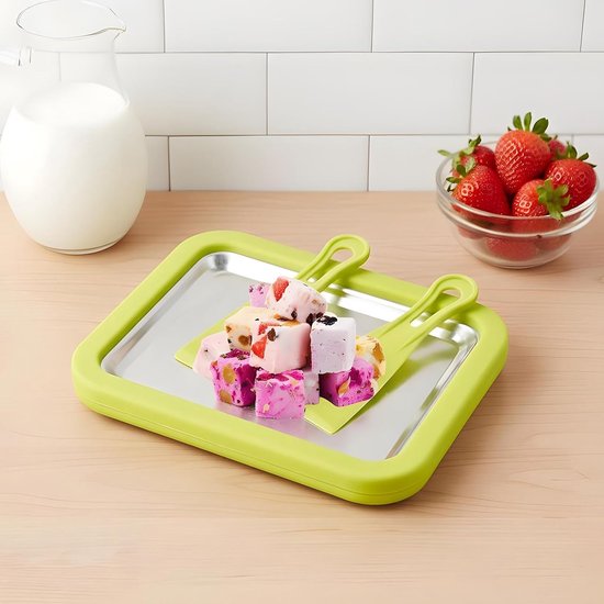 Instant ijsmachine - Dessert maker Sorbet machine - Desserts maken - Krachtige vriesplaat - 22 x 17 x 5 cm — afbeelding 2