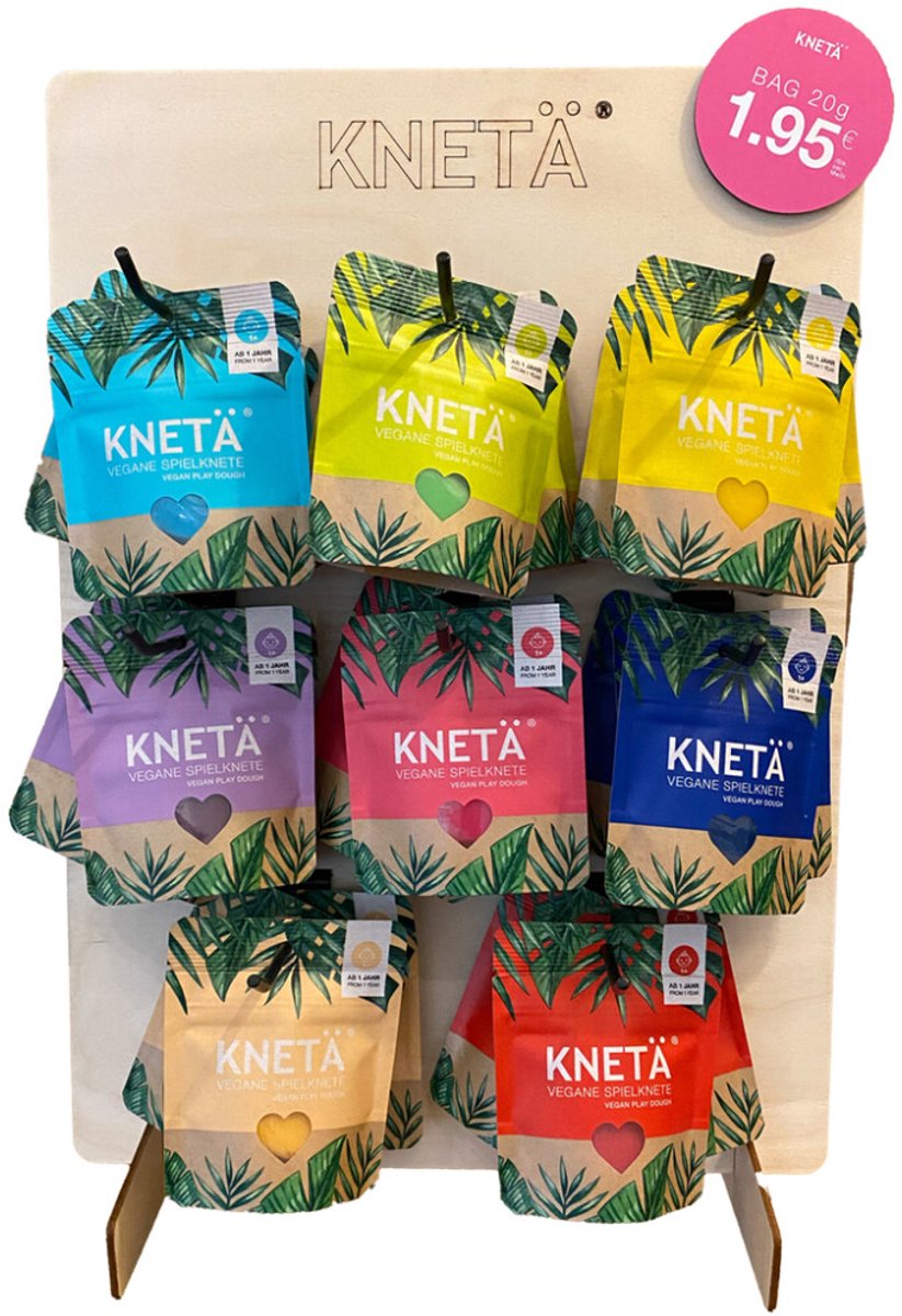 Kneta speelgoed display - Lege display voor winkelpresentatie.