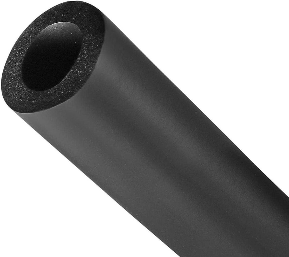 Pijpisolatieschuim - Isolatiebuis Schuim - Leidingen Isoleren - Gesloten Celstructuur - 48x20mm 6ft - Zwart