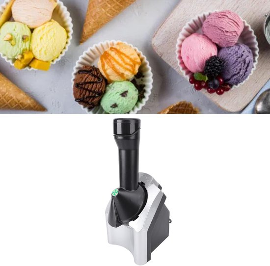 Dessert Maker - IJsmachine Sorbetmaker - Desserts Maken - Instelbare Zoetheid - Compact Ontwerp - Wit — afbeelding 2