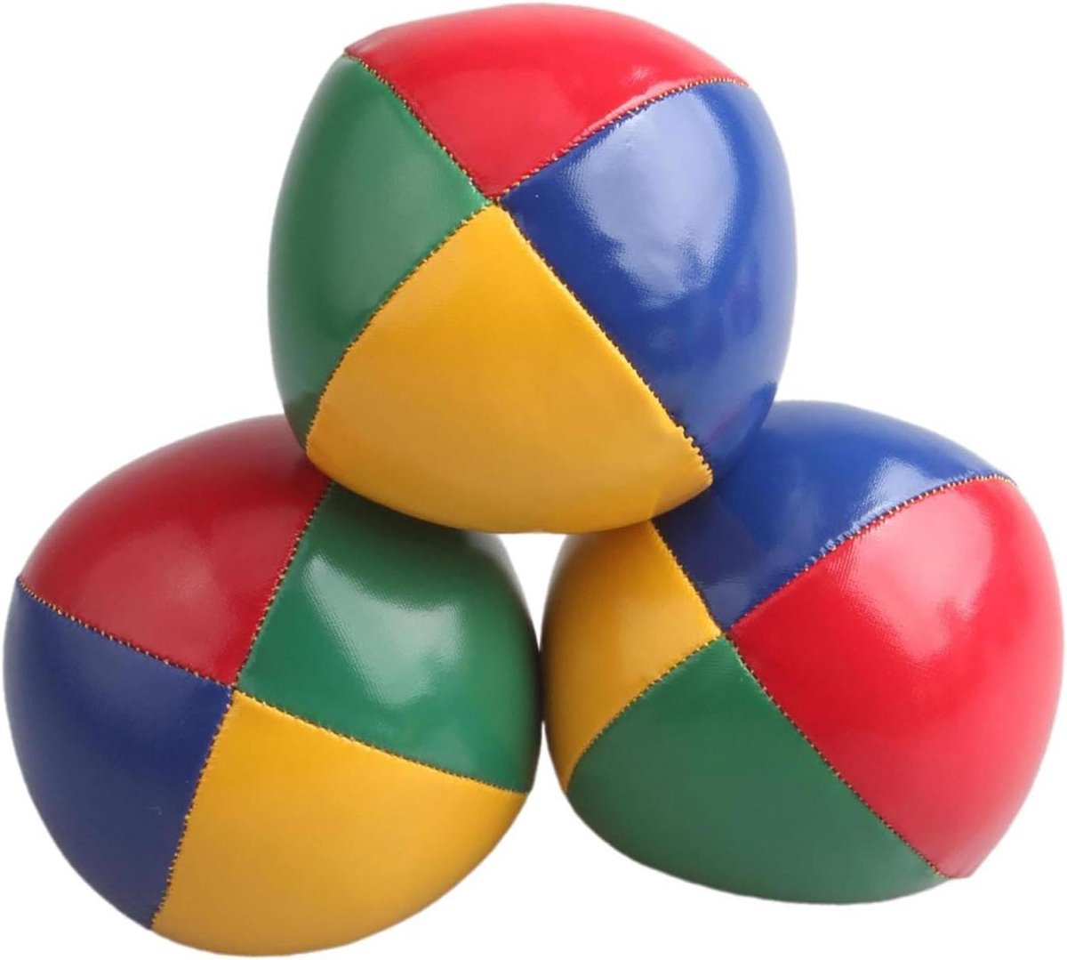 Jongleerballen Set - Oefenballen Werpballen - Nieuwe Vaardigheden Leren - Zacht PU Materiaal - 63 cm Diameter - Meerdere Kleuren