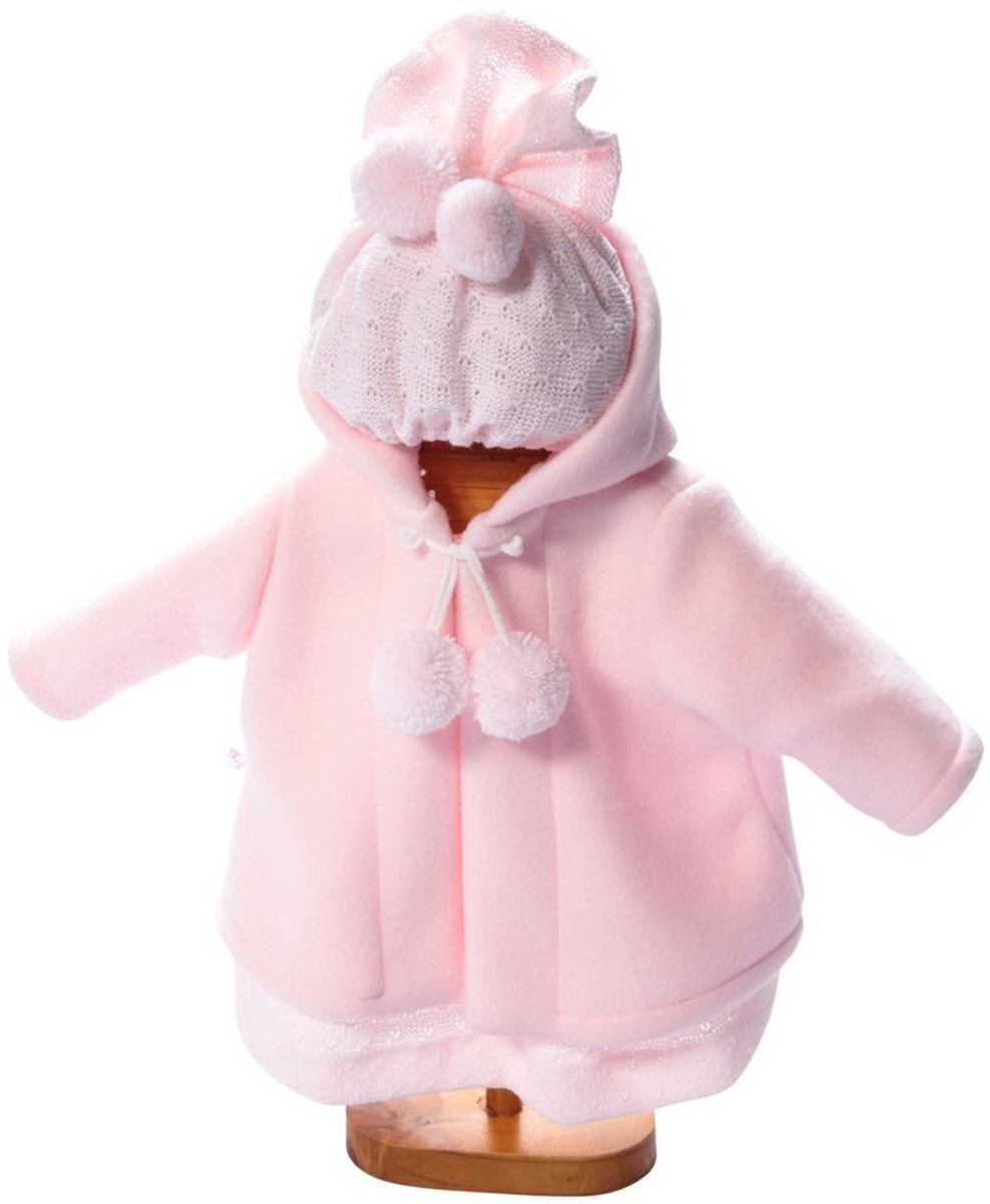 Asi poppenkleding duffeljas en jurk - poppenoutfit roze.