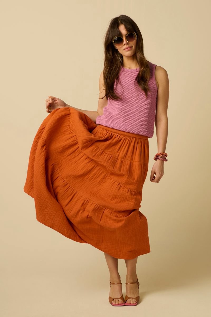 Sissy-Boy - Donkeroranje maxi rok