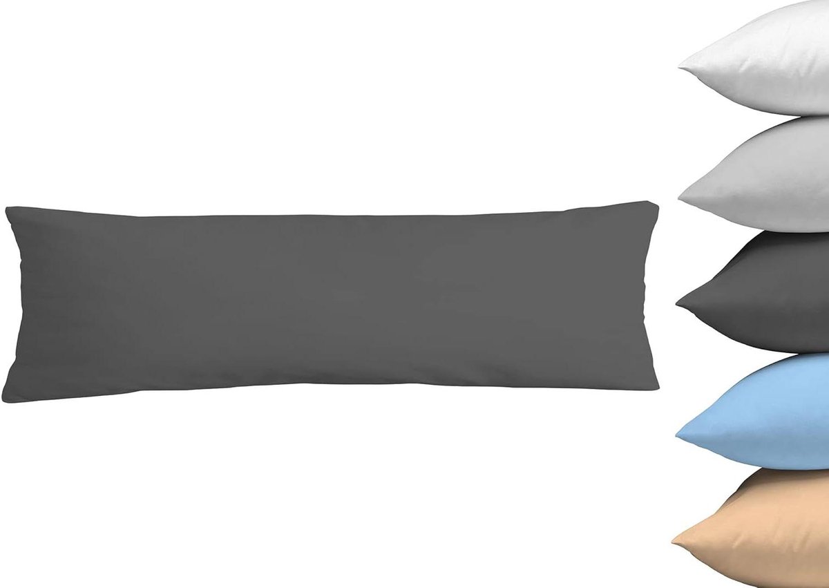 Kussenslopen Katoen - Kussenhoezen Jersey - Comfortabel Slapen - Ademend Zacht Materiaal -