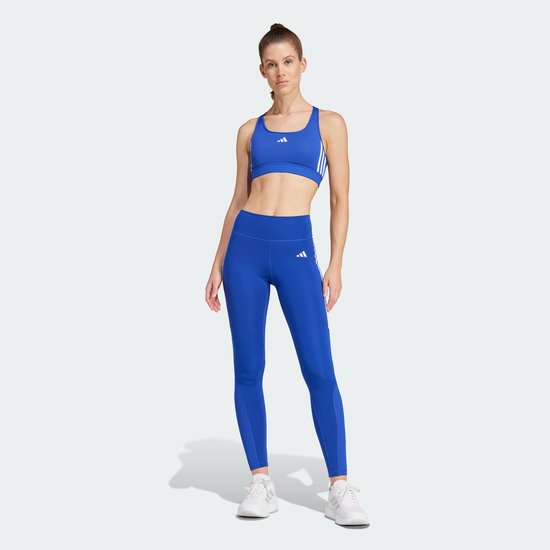 Adidas Performance Optime Essentials Stash Pocket Lange Legging - Dames - Blauw van Adidas — afbeelding 3