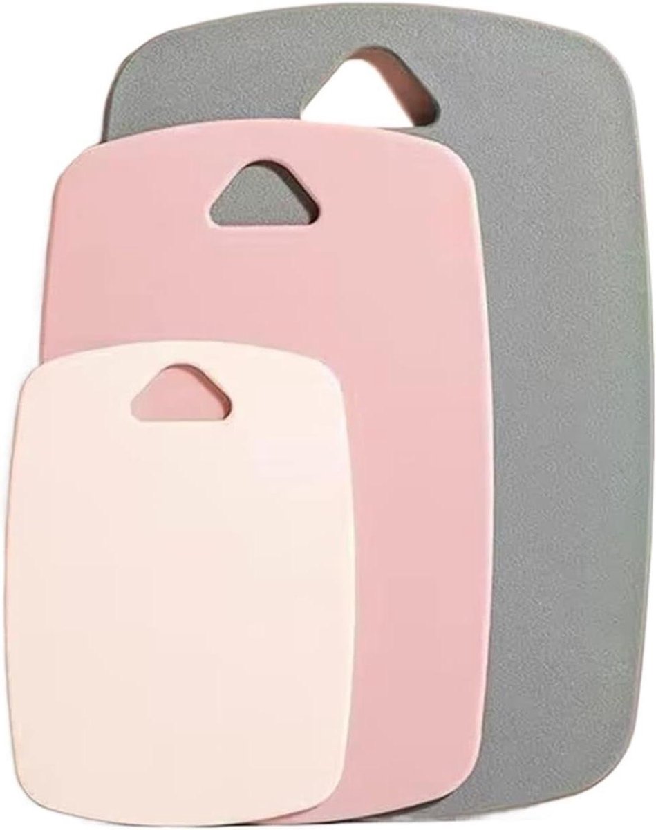Snijplank Set - Hakplank Keuken - Maaltijden Bereiden - Vaatwasmachinebestendig - 3 Maten - A