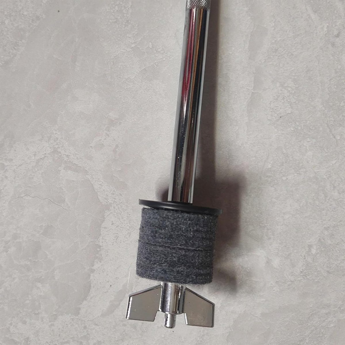 Bekkenkoppeling - Hi-hat koppeling Stapelaar - Drummen - Verdikte viltkussens - 18 cm - Metaal