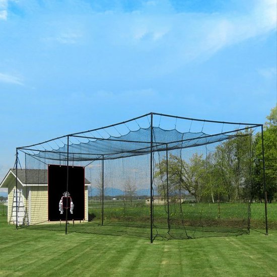 Honkbal Oefennet - Softbaltrainer Pitching Target - Sportvaardigheid Verbeteren - Schokbestendige Structuur - 4x6 ft - Meerkleurig van Merkloos — afbeelding 2