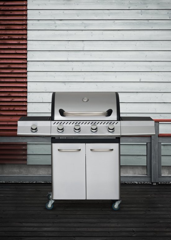 Mustang Gasbarbecue Louisville 4+1 - RVS met 4 Branders en Zijbrander - 16 kW - Luxe Buitenkeuken van Mustang — afbeelding 2