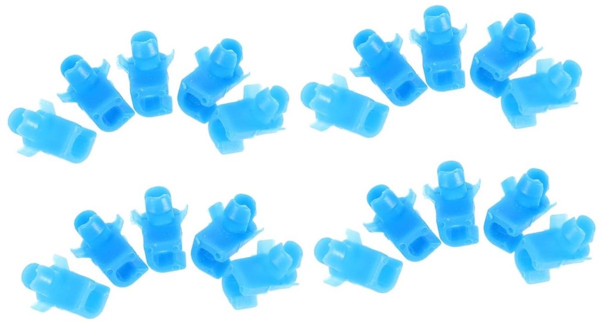 Autodeurslot Clips - Grendel Clips - Auto Onderhoud - Universele Pasvorm - 20 Stuks - Blauw