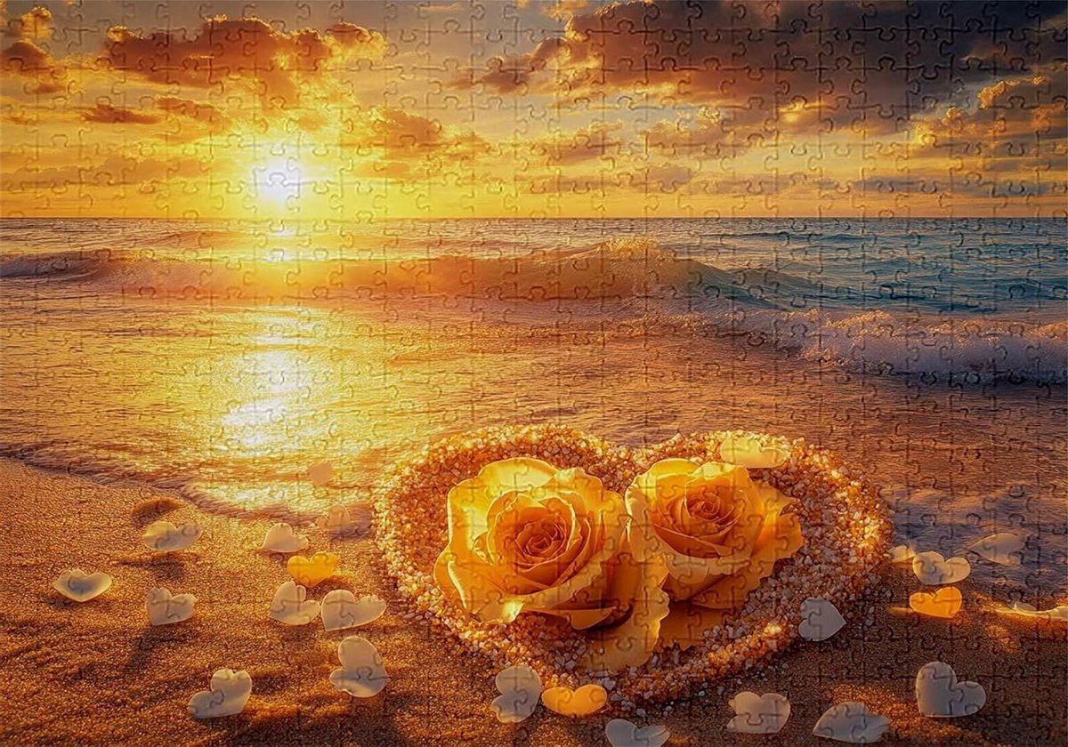 Houten Puzzel - Legpuzzel Jigsaw - Ontspannend Tijdverdrijf - Nauwkeurige Pasvorm - 122x81cm - Zonsondergang