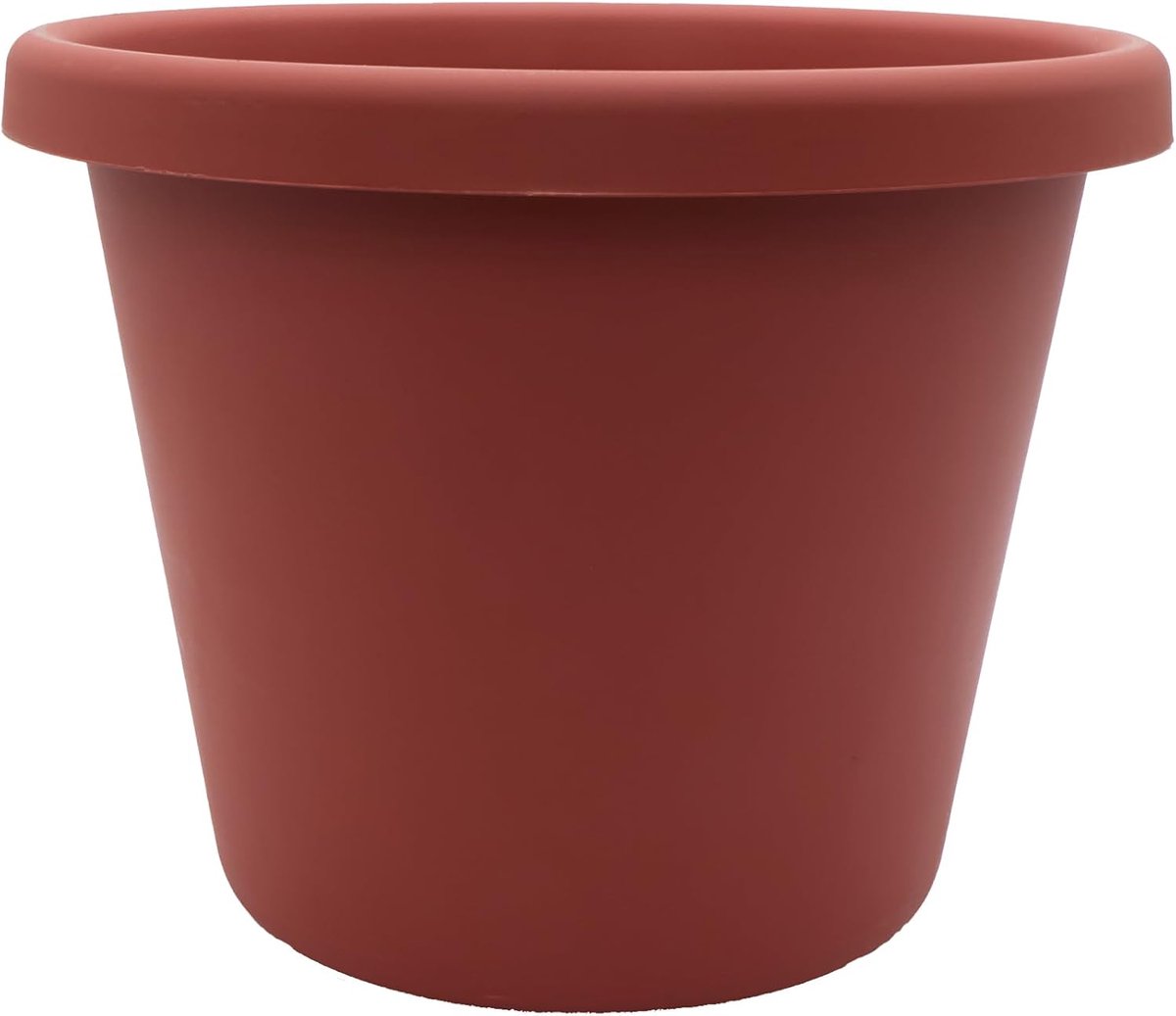 Famanu – Klassieke terracotta potten, 22,9 cm buitenmaat, met drainagegat voor binnen- en buitentuinen