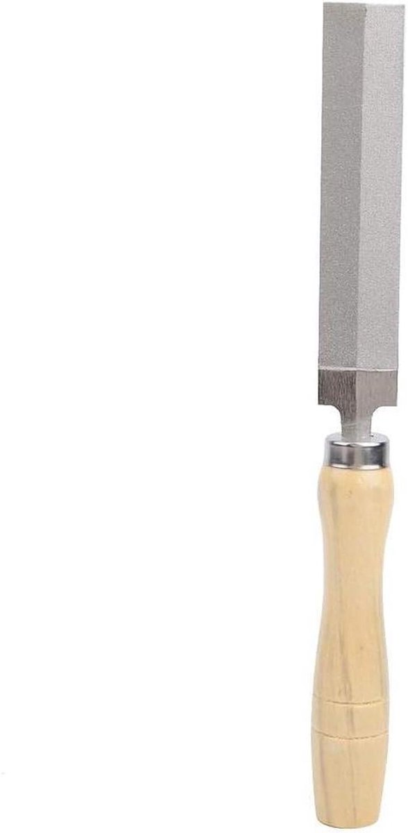 Diamantvijl - Metaalvijl - Metaalbewerking - Ergonomische grip - 5 inch - Zilver
