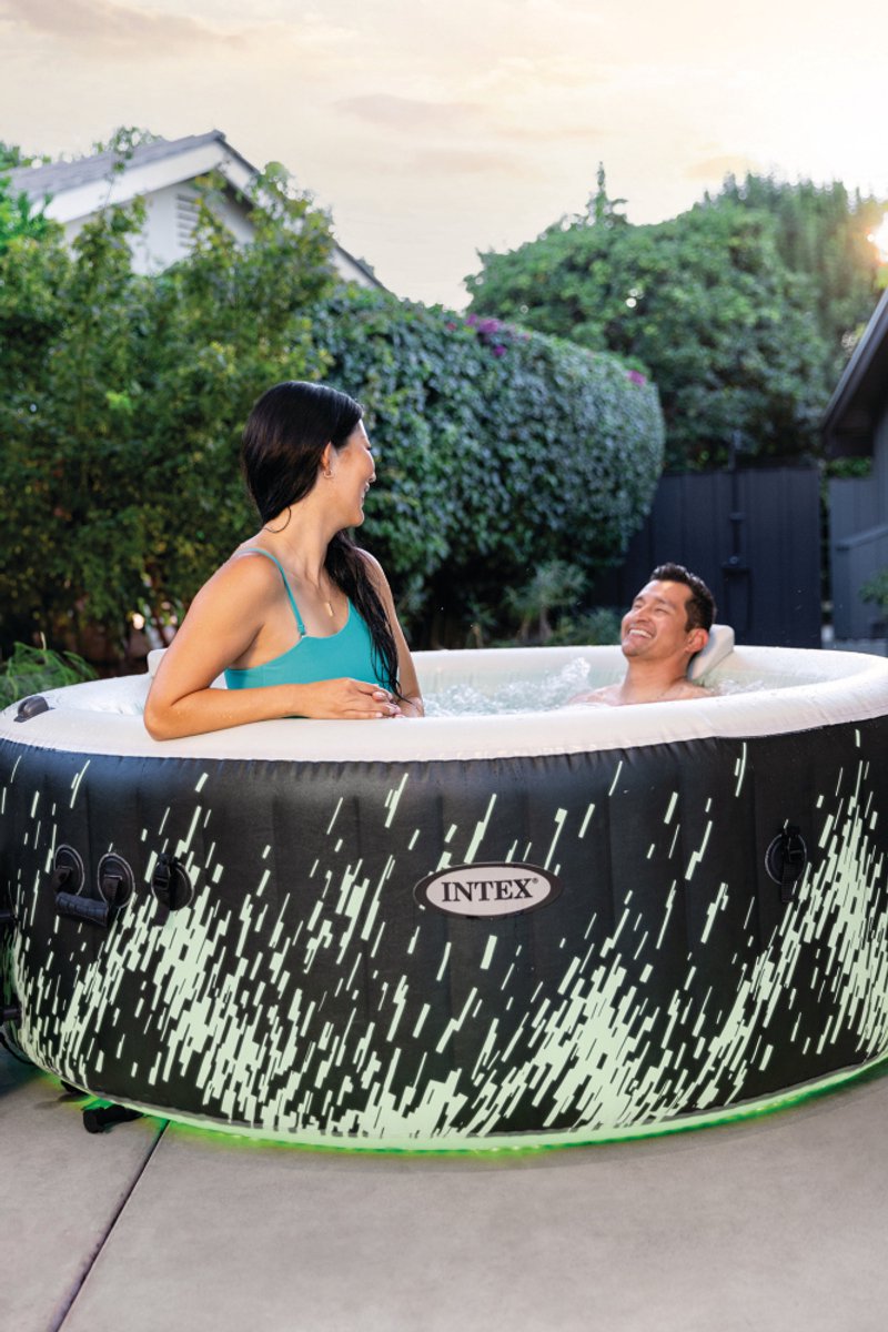 Intex Pure Spa Glow Deluxe Opblaasbare Spa 4 Persoons - afbeelding 2