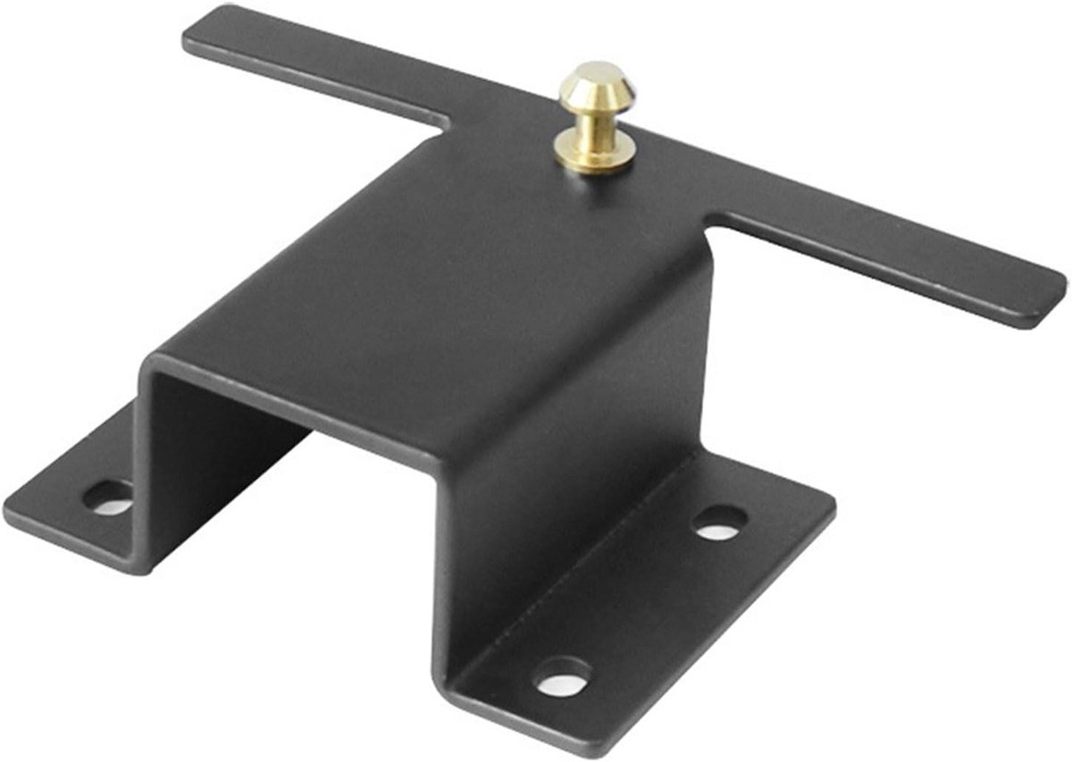 Wandmontage Houder - Opbergrek Beugel - Luidspreker Ophangen - Metalen Constructie - 1 Stuk - Zwart