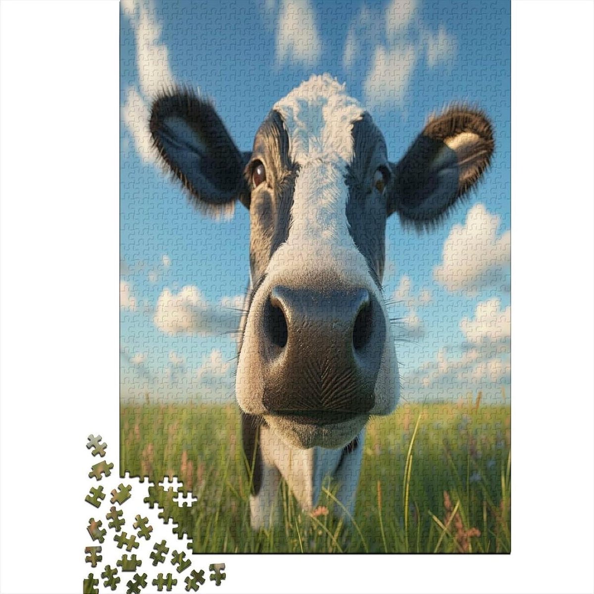 Puzzelspel Volwassenen - Legpuzzel Kinderen - Ontspanning Thuis - Gedrukte Achterkant - 75 x 50 cm - Style-13
