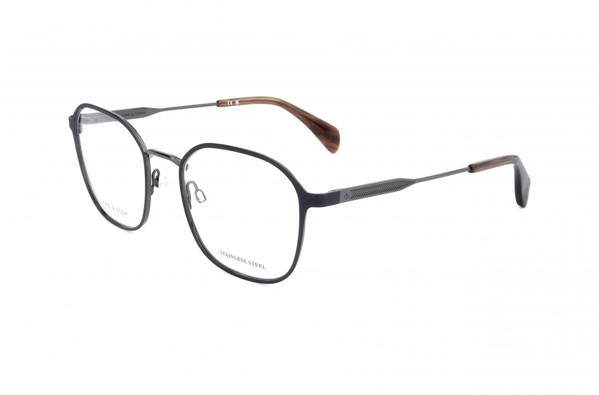 Rag & Bone RNB7066/G Black 53/21/145 MAN Brilmonturen