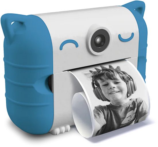 Kidywolf Kidyprint Kindercamera met thermische printer Blauw Limited Edition van kidywolf — afbeelding 5