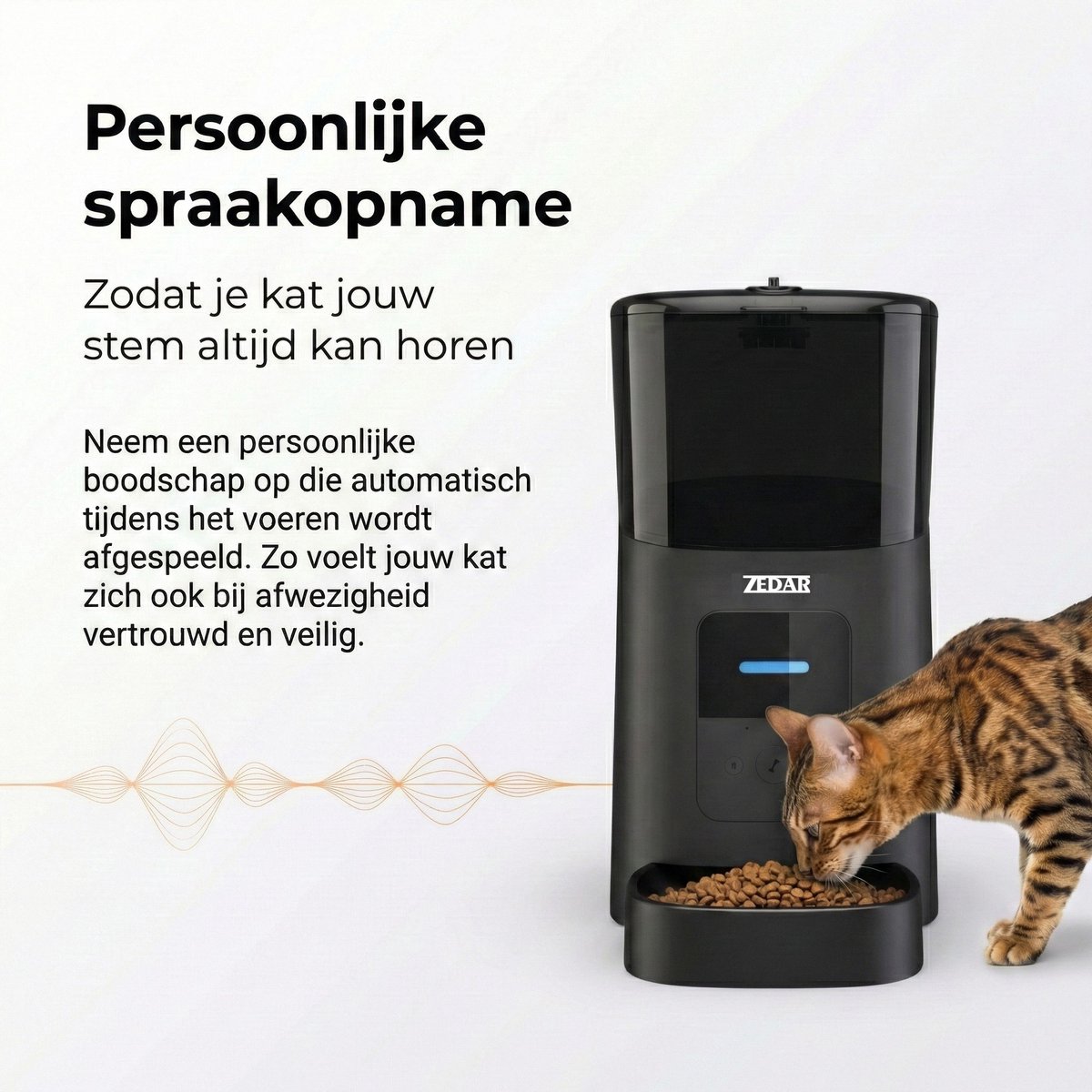 Zedar K1200 zelfreinigende kattenbak met app en A600 thumbnail 5