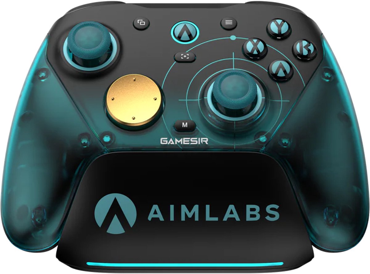 GameSir G7 Pro Aimlabs Edition Wireless Controller - TMR-sticks - Hall Effect - Xbox, PC & Android - Cyaan thumbnail 6