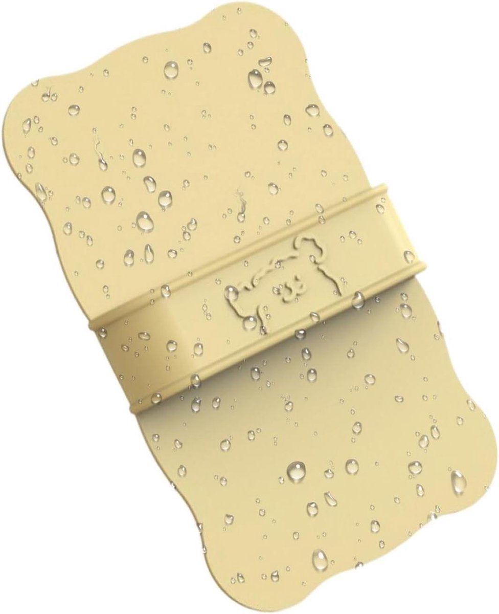Groenteschrobber - Reinigingsborstel - Producten Schoonmaken - Antislip Grip - 13.5 cm - Geel
