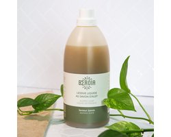 Ecologische Vloeibare wasmiddel met Aleppozeep en jasmijn geur – schoon textiel - verzacht kleding - 2L