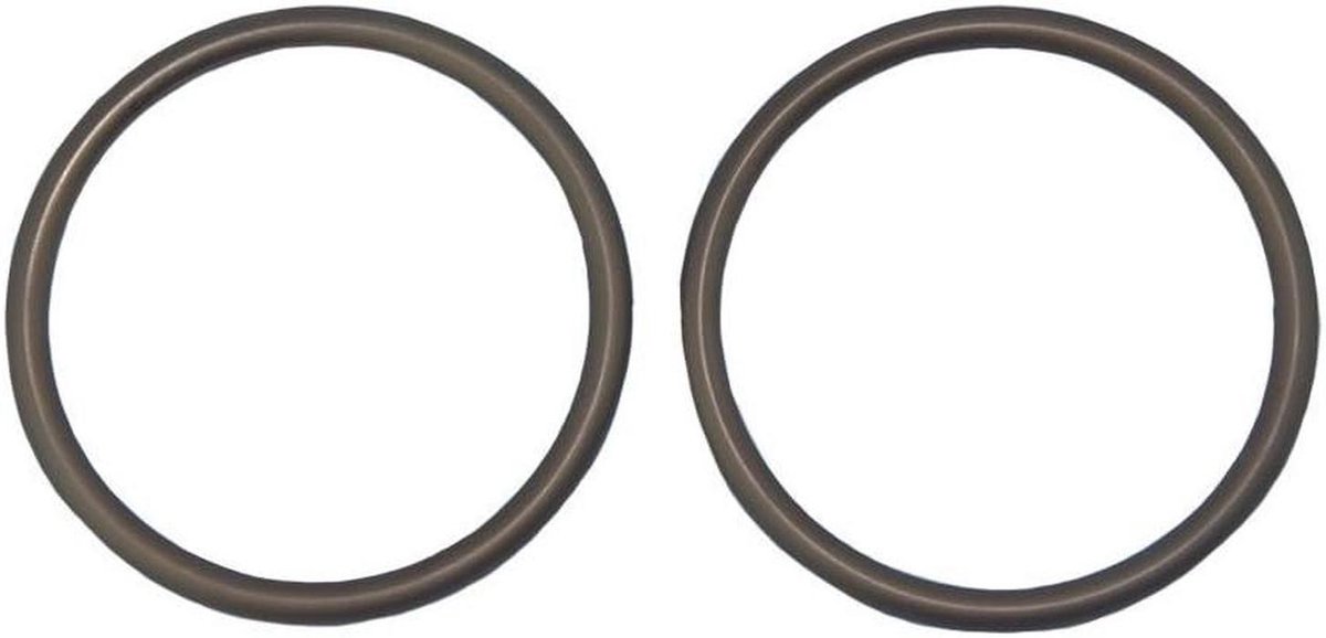 Topind 3" Large Size Aluminum Baby Sling Rings for Baby Carriers & Slings of 2 pieces Brown