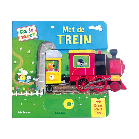 Deltas Ga Je Mee? - Met De Trein - cover