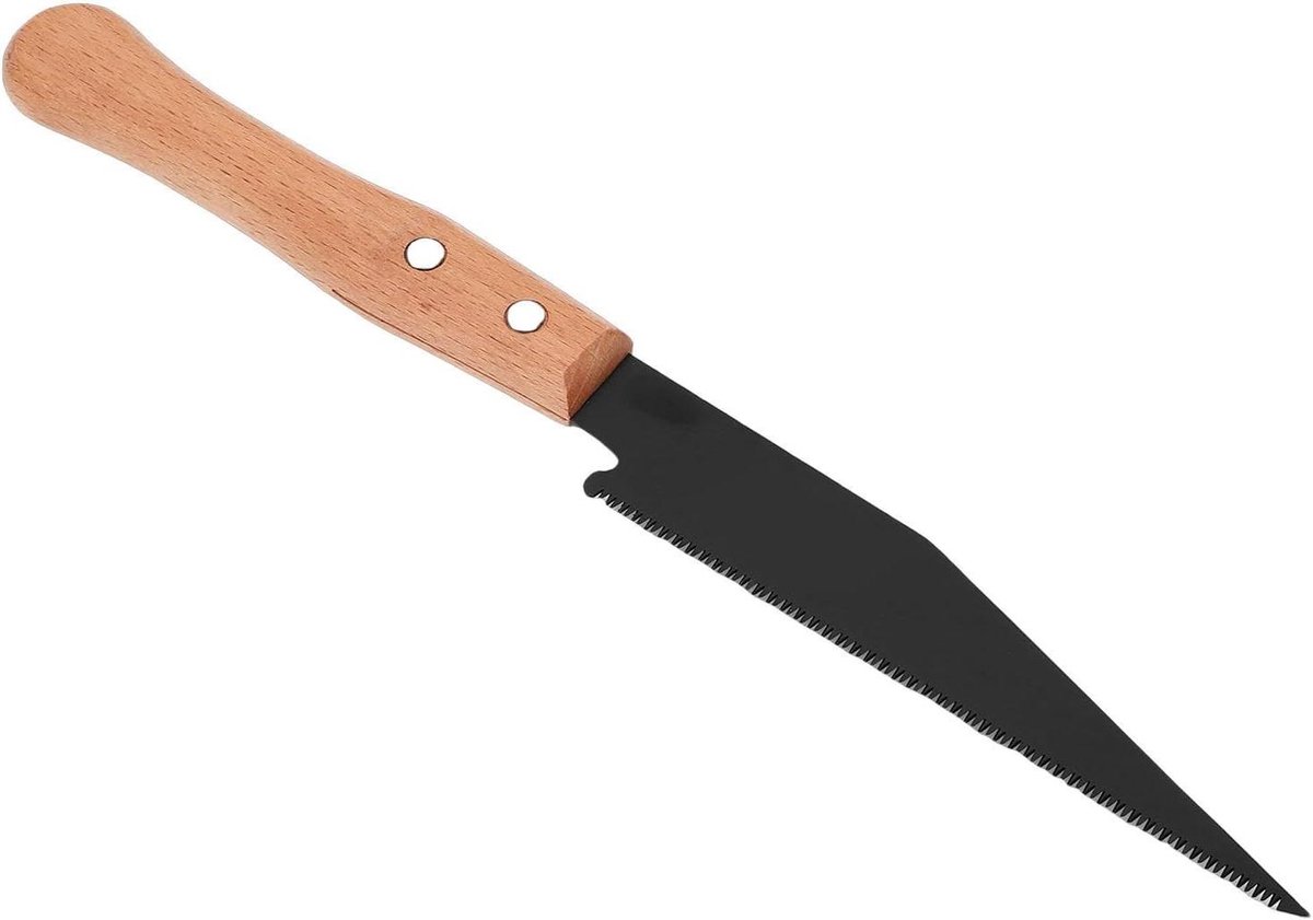 Handzaag SK5 Staal - Houtzaag Timmermanszaag - Houtbewerking Tuinonderhoud - Comfortabel Houten Handvat - 6 Inch Snijblad - Niet gespecificeerd