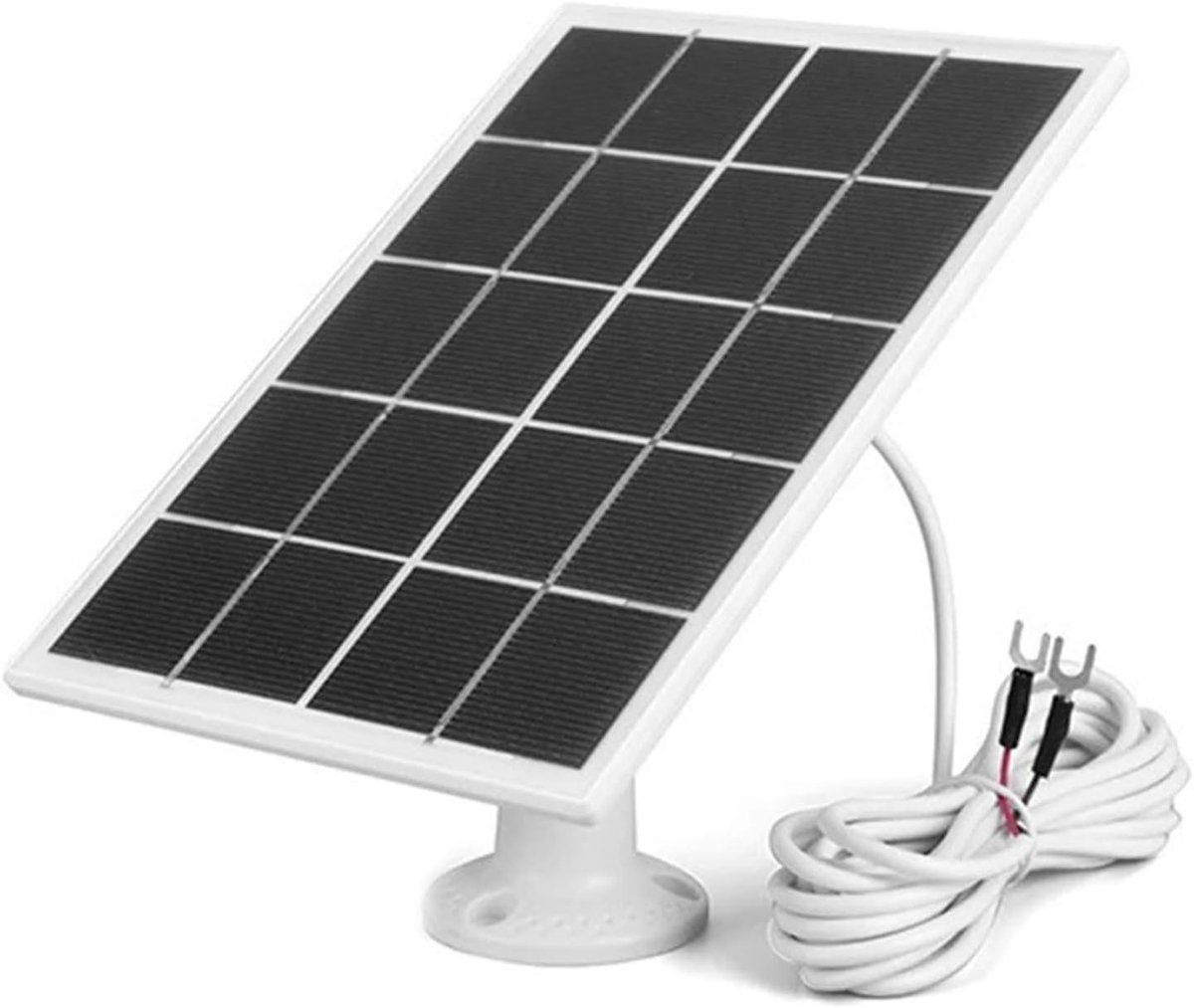 Oplader Zonne-energie - Zonnepaneel Deurbel - Deurbel Opladen - 360° Verstelbare Houder - 20 W - Zwart