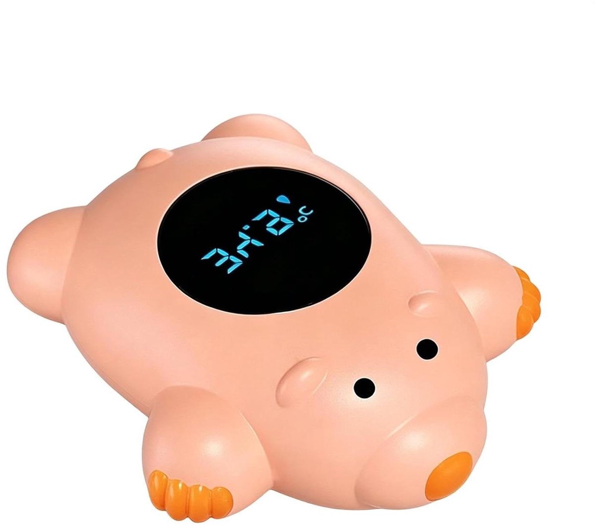 Digitale Badthermometer - Baby Watermeter - Veilig Baden - Interactief Dierontwerp - 10 cm - Roze